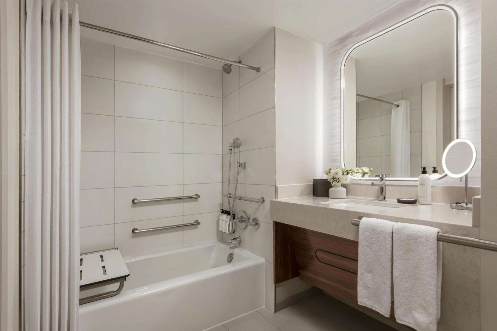 Double Room Two Double Beds Bathtub Mobility Access